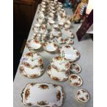 A large quantity of Royal Albert Old Country Roses china