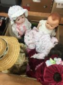 Various Bisque headed dolls, Simon and Halbig, J. D. Kestner etc.