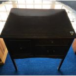 Oak gramophone cabinet
