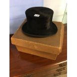 Top hat and card box