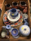 Wedgwood Jasperware, Imari charger etc.