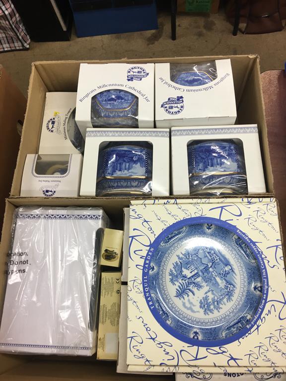 Quantity of boxed Ringtons china