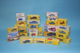 A collection of modern die cast Dinky toys