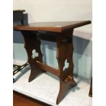 Oak prayer stool