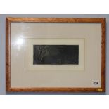Tom McGuinness (1926-2006), engraving, signed, date **79, Limited edition 5/50, 'Miners settling