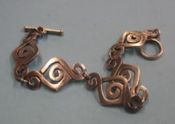 A '925' silver bracelet, 23 grams