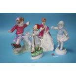 Royal Worcester figures 'Thursday's Child', 'Sunday's Child', 'First Dance', number 3629, modelled