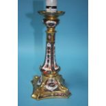 A Royal Crown Derby Imari table lamp, number 1128