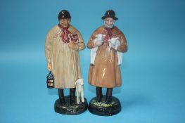 Two Royal Doulton figures; 'The Shepherd', HN 1975 and 'Lambing Time', HN 1890