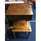 Two school desks