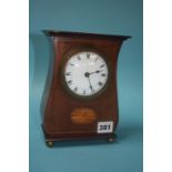 A small Edwardian mantel clock