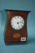 A small Edwardian mantel clock