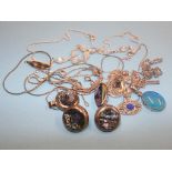 Collection of silver jewellery