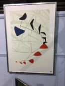 Print, untitled after Alexander Calder, 87 x 60cm