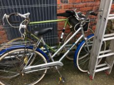 Two vintage bicycles