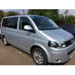 A silver Volkswagen Caravelle Executive BMT TDI 4M A, 1968 CC, automatic, registered 25th March