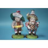 A pair of Samson porcelain Mansion House dwarves