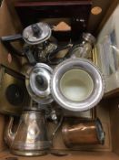 Various silver plate etc.