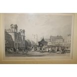 Print of Morpeth market place