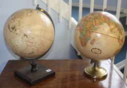 Two Terrestrial globes