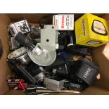Two boxes of assorted Cameras