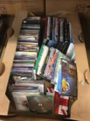 Quantity of DVDs and CDs