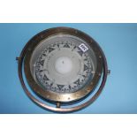 A John Lilley and Gillie Ltd of North Shields Ships compass, 34cm diameter