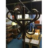 Bentwood style coat stand