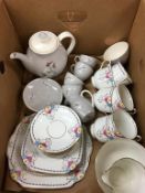 Royal Doulton coffee set and a part tea set