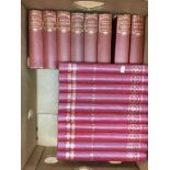 Eight volumes of Dickens and ten volumes 'Pictorial Knowledge'