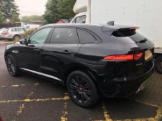 Black Jaguar F-Pace V6 S ADW D Auto estate, 2993cc registered 31st July 2017, MOT 30th January 2021