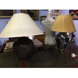 Two table lamps