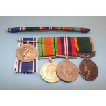 Group of medals to 883187 BDR T. Tweddle, including Territorial medal and an Exemplary medal