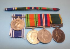 Group of medals to 883187 BDR T. Tweddle, including Territorial medal and an Exemplary medal