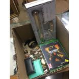 Box of assorted including X-Box games, costume jewellery etc.