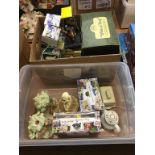 Two boxes of Ringtons collectables etc.