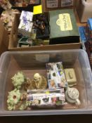 Two boxes of Ringtons collectables etc.