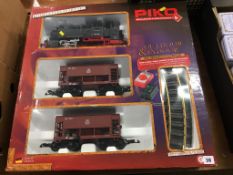 A boxed Piko train set 'Outdoor and Indoor'