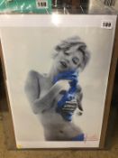 Bert Stern, Photograph of Marilyn Monroe, 'Marilyn with Blue Rose's', with signed Certificate of