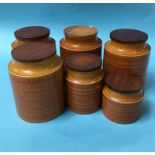 Six Hornsea storage jars