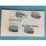 Tyne Tunnel brochure and lapel badges