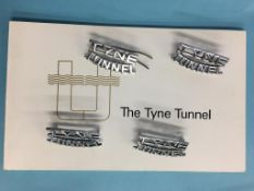Tyne Tunnel brochure and lapel badges