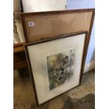 Two Henry Wilkinson etchings etc.