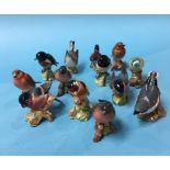 A collection of Beswick birds