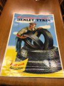 Vintage Henley Tyres poster