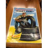 Vintage Henley Tyres poster