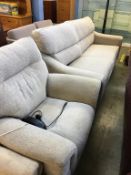 A Parker Knoll two seater settee and a recliner