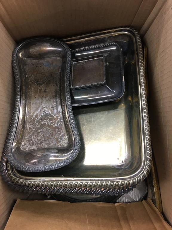 Assorted silver plate and cutlery in three boxes - Image 4 of 4