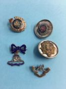 Various sweetheart brooches