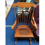 A rocking chair